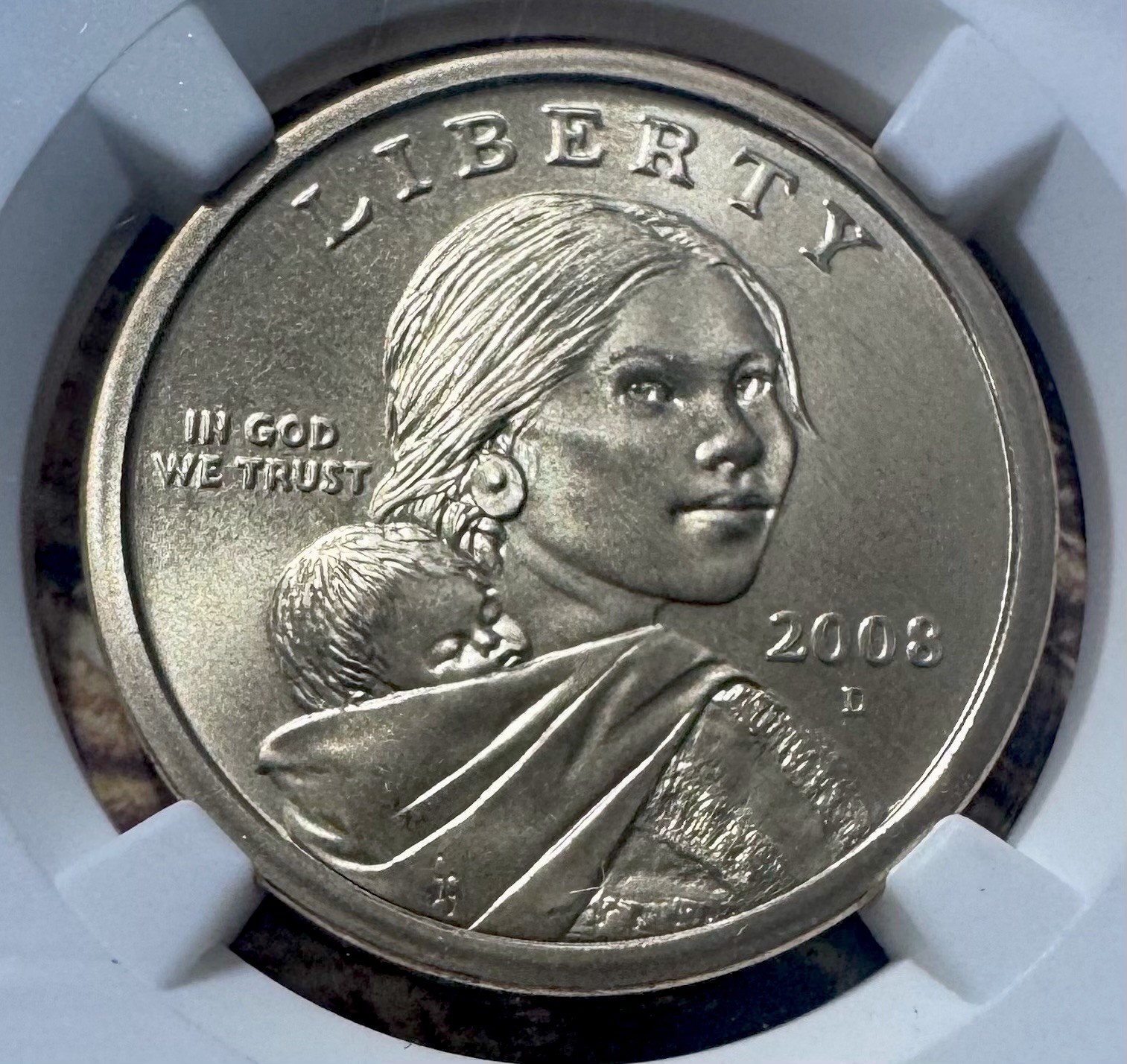 2008 d sacagawea dollar NGC MS 68