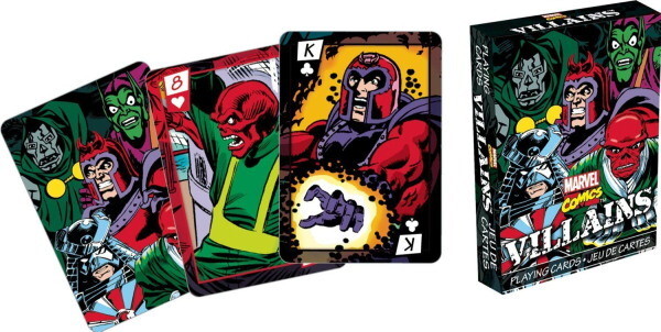 Marvel Comic's Villains Photo Illustrated 52 Playing Cards Deck NEW SEALED