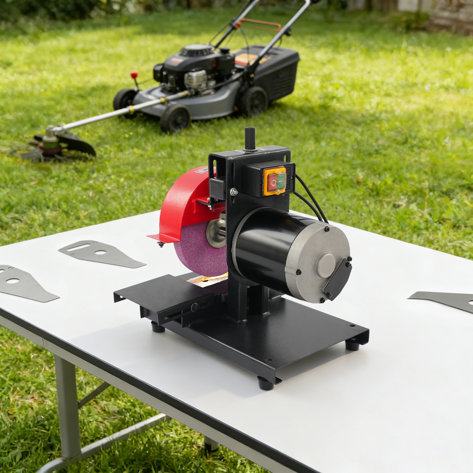 Adjustable Lawn Mower Blade Grinder, Eletric Lawn Mower Blade Sharpener