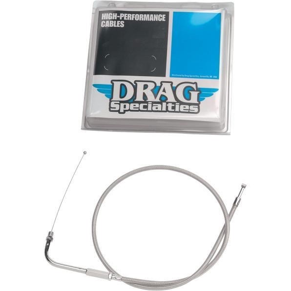 Drag Specialties 5341500B Braided Idle Cable - 31 3/4in.