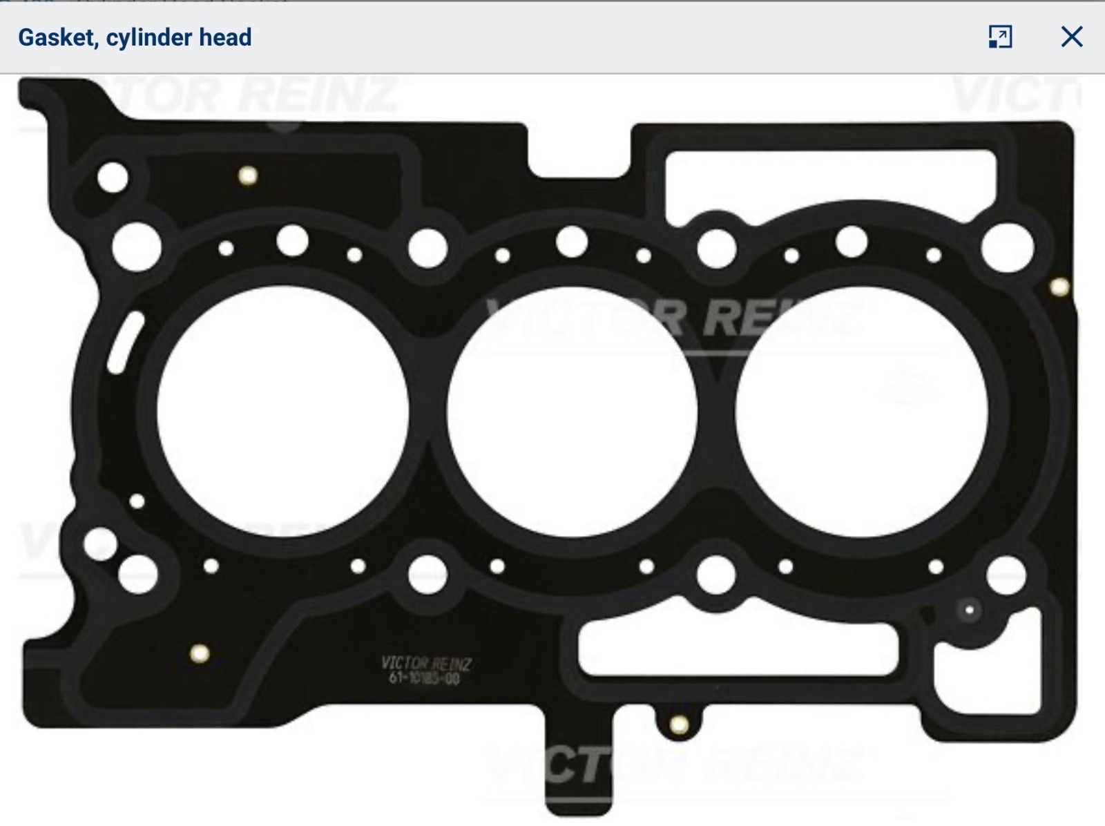Cylinder Head Gasket REINZ for Renault 0.9 | 1.0 TCe  H4D H4B