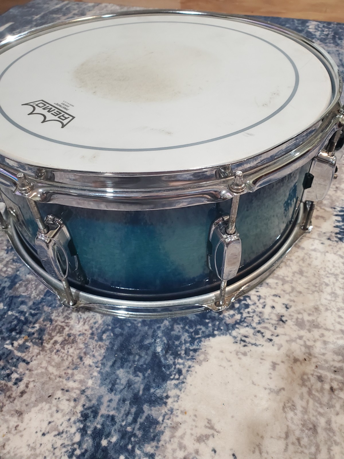 TAMA Superstar Classic 14x6.5 Maple Snare Drum Blue Lacquer Burst