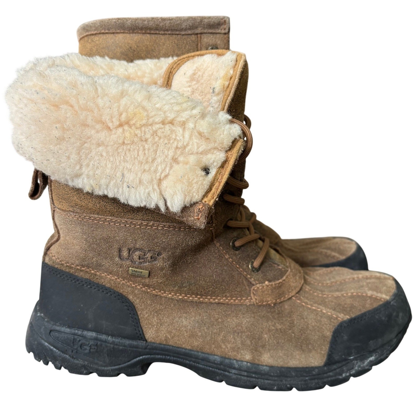 UGG Men's Butte Bomber Boots Sz 12 Chestnut