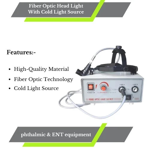 Fiber Optic Head Light With Cold Light Source