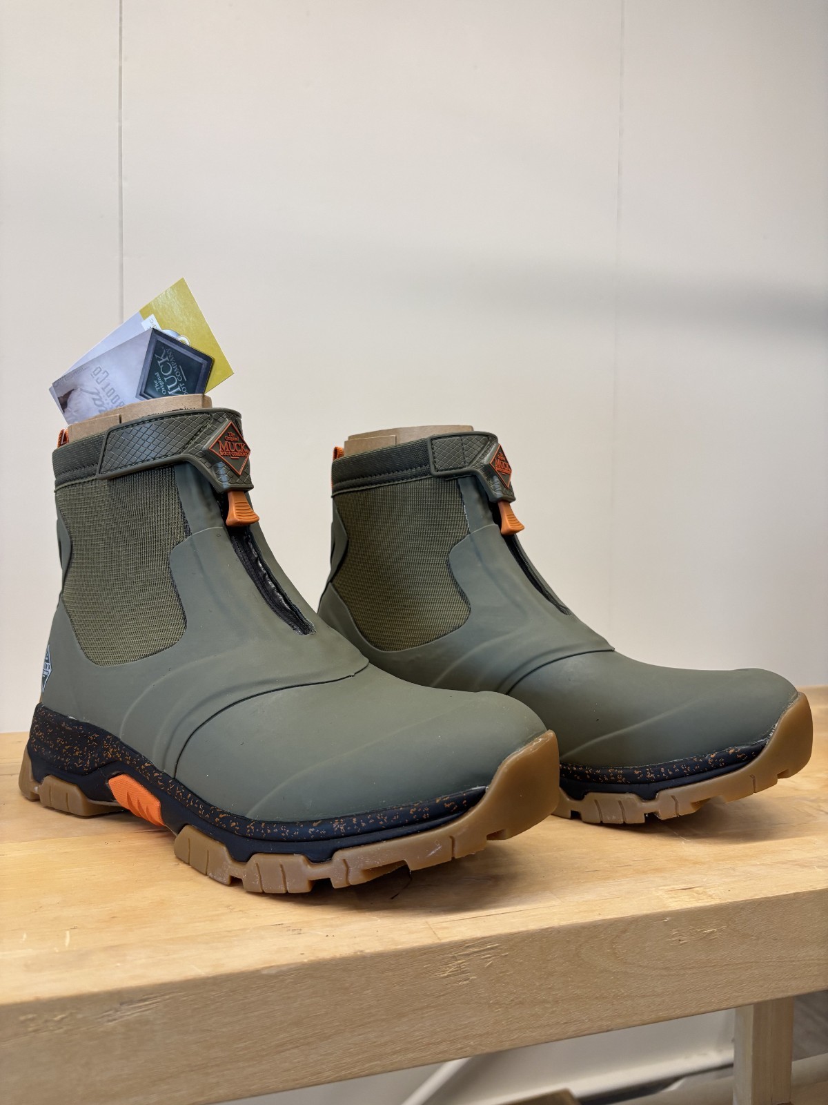 Men's Apex Mid Zip Ankle Boot Green AXMZ302
