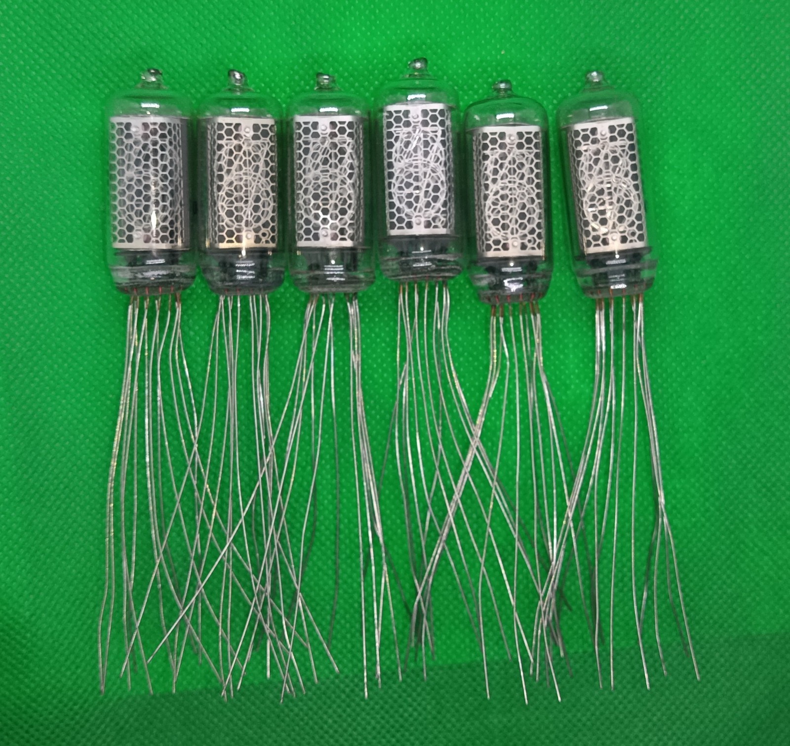6 x IN-8-2 Nixie tubes Set for DIY Clock Vintage USSR Neon as IN-14 NOS Tested ✅