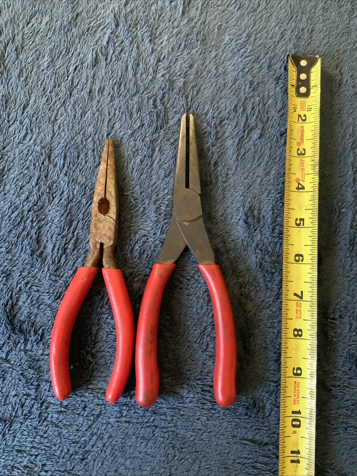 Snap On 2pc Needle Nose Pliers….surface Rust…both Work…..