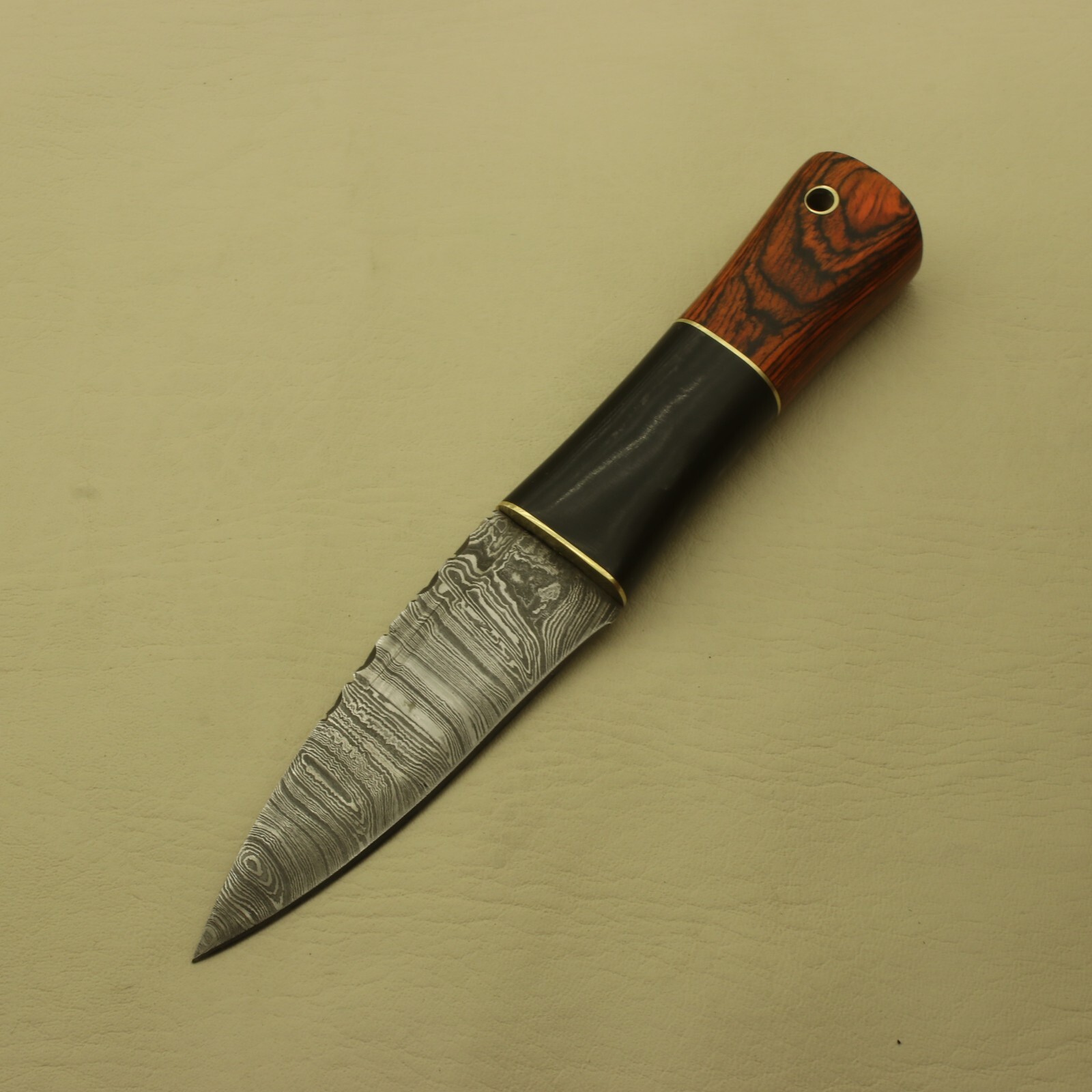 Handmade Celtic Scottish Dirk SGIAN DUBH Bone Handle Knife.