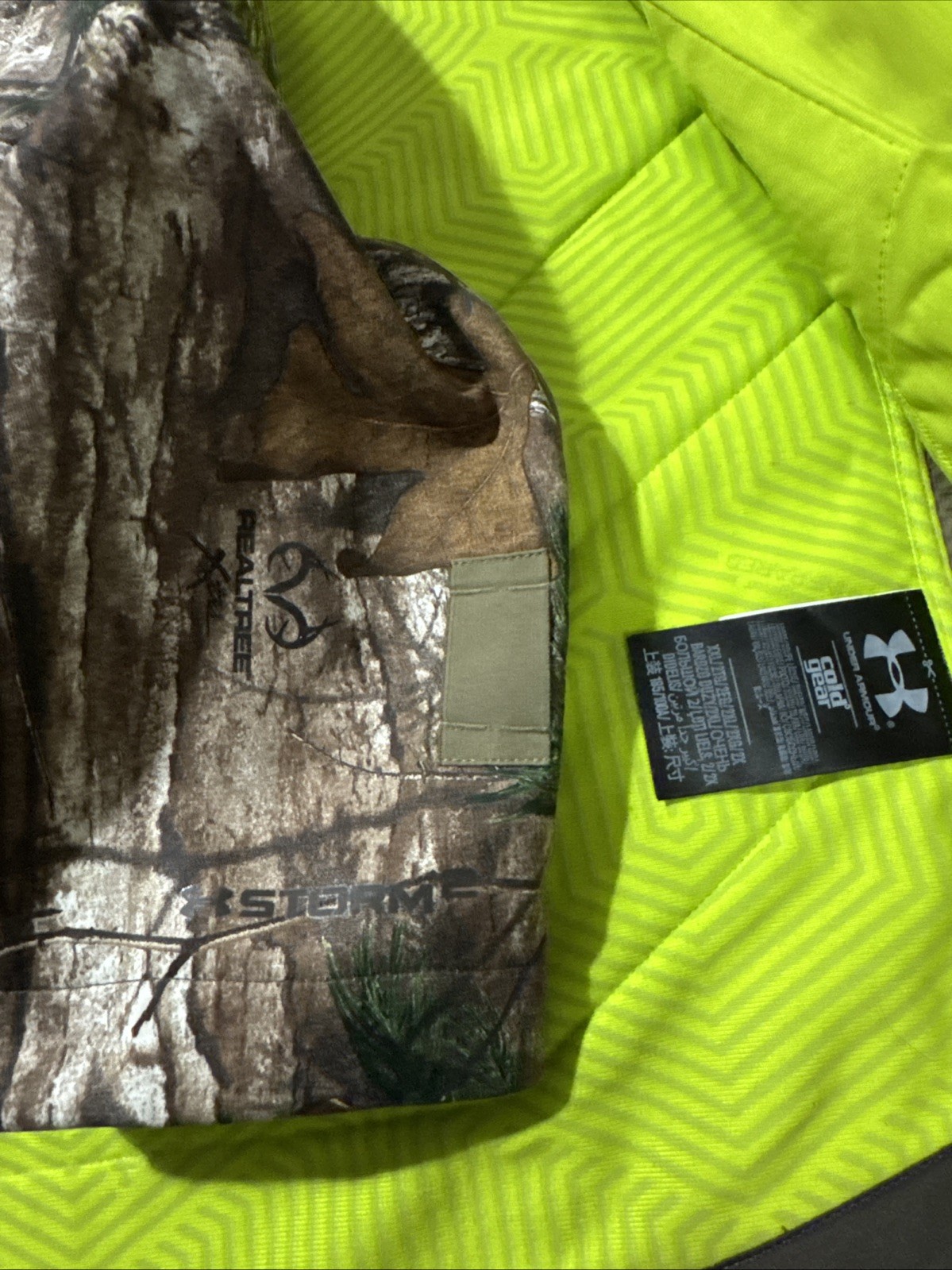 Under Armour Scent Control Infrared Storm2 Softshell Camo Jacket Realtree 2XL