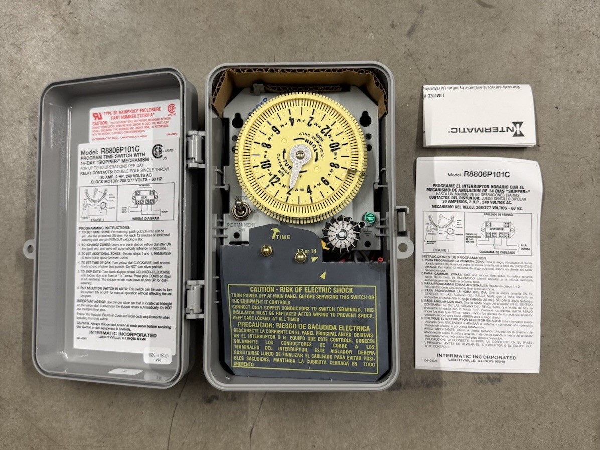Intermatic R8806P101C Automatic Sprinkler Timer Controller