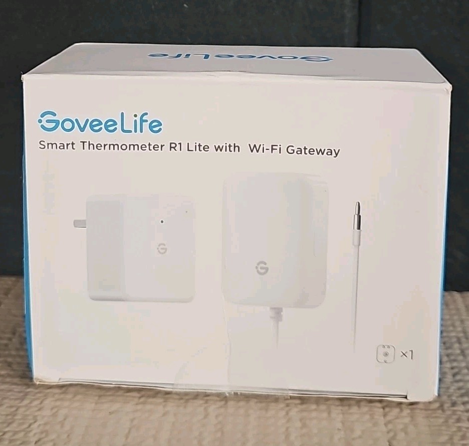 GoveeLife Smart Thermometer R1 with Wi-Fi Gateway H5111+H5108 Sealed and New