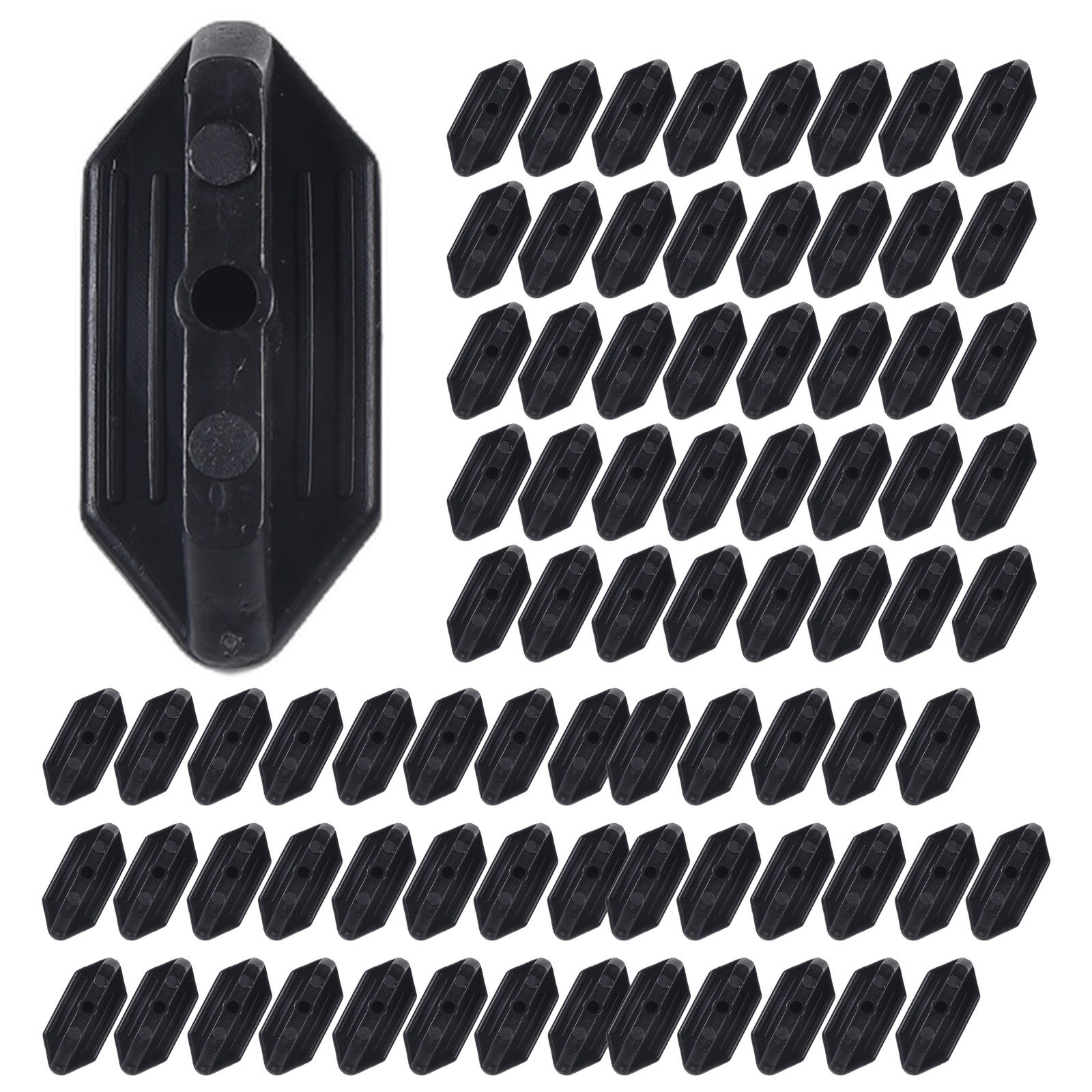 Create a Flawless Deck with 100Pcs Invisible Screws Composite Deck Clips