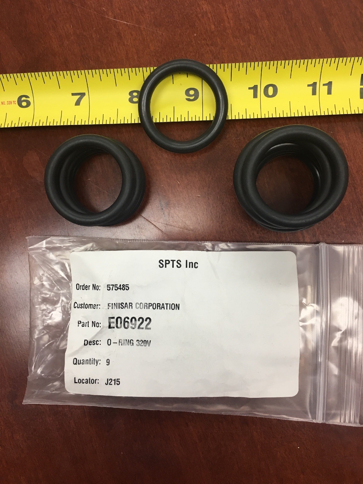 SPTS Inc E06922 O-ring  320V For STS ICP