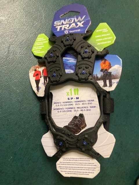 new YAKTRAX Snow Trax S - M Small / Medium Winter Snow Ice Traction Grip Cleats
