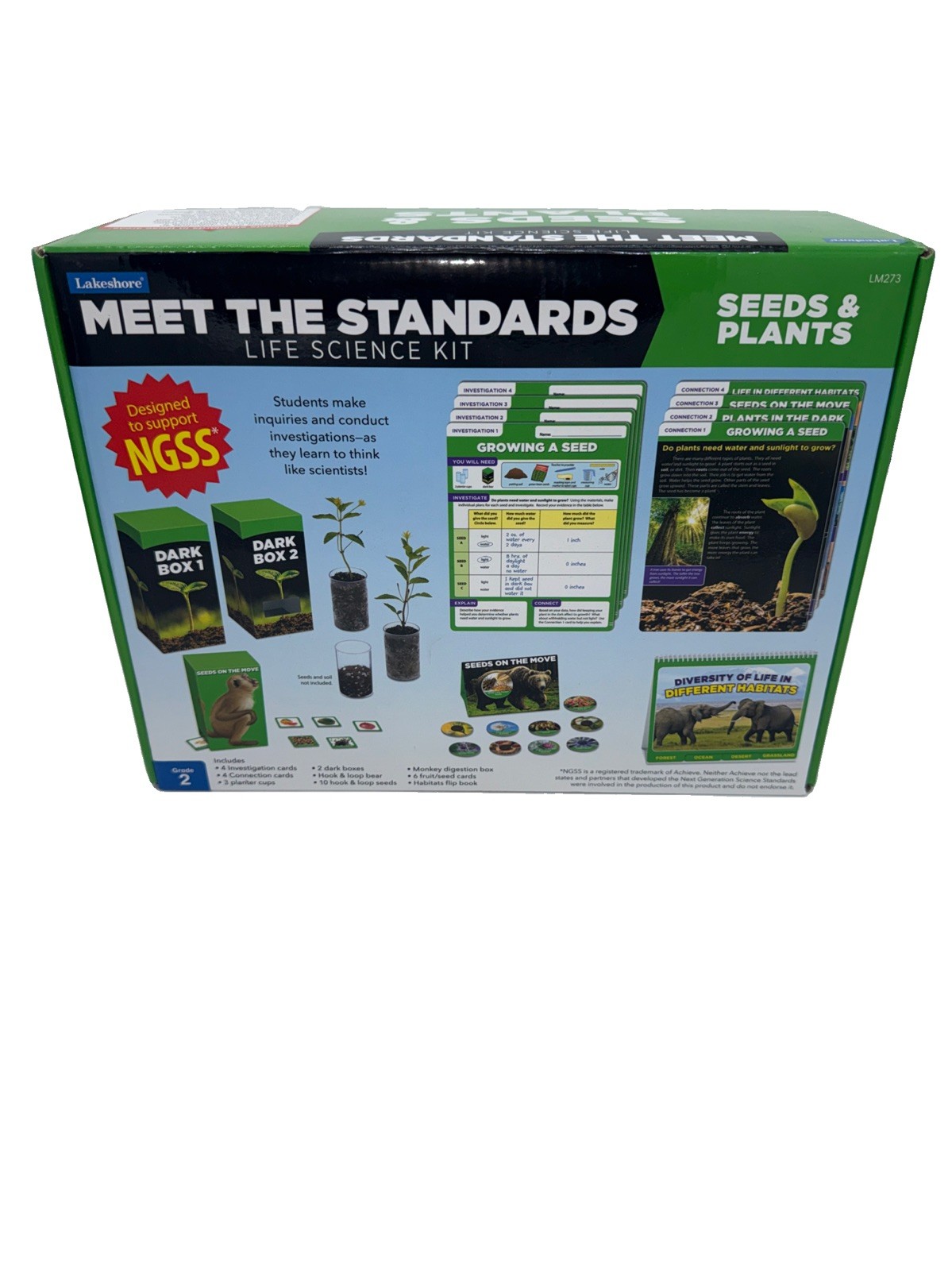 NEW Lakeshore Meet The Standards- Seeds & Plants- 2nd Grade *Life Science Kit*
