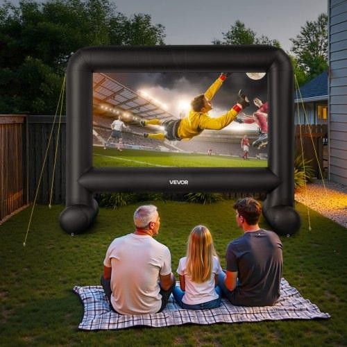 15FT Inflatable Movie Screen Inflatable Projector Screen with Portable