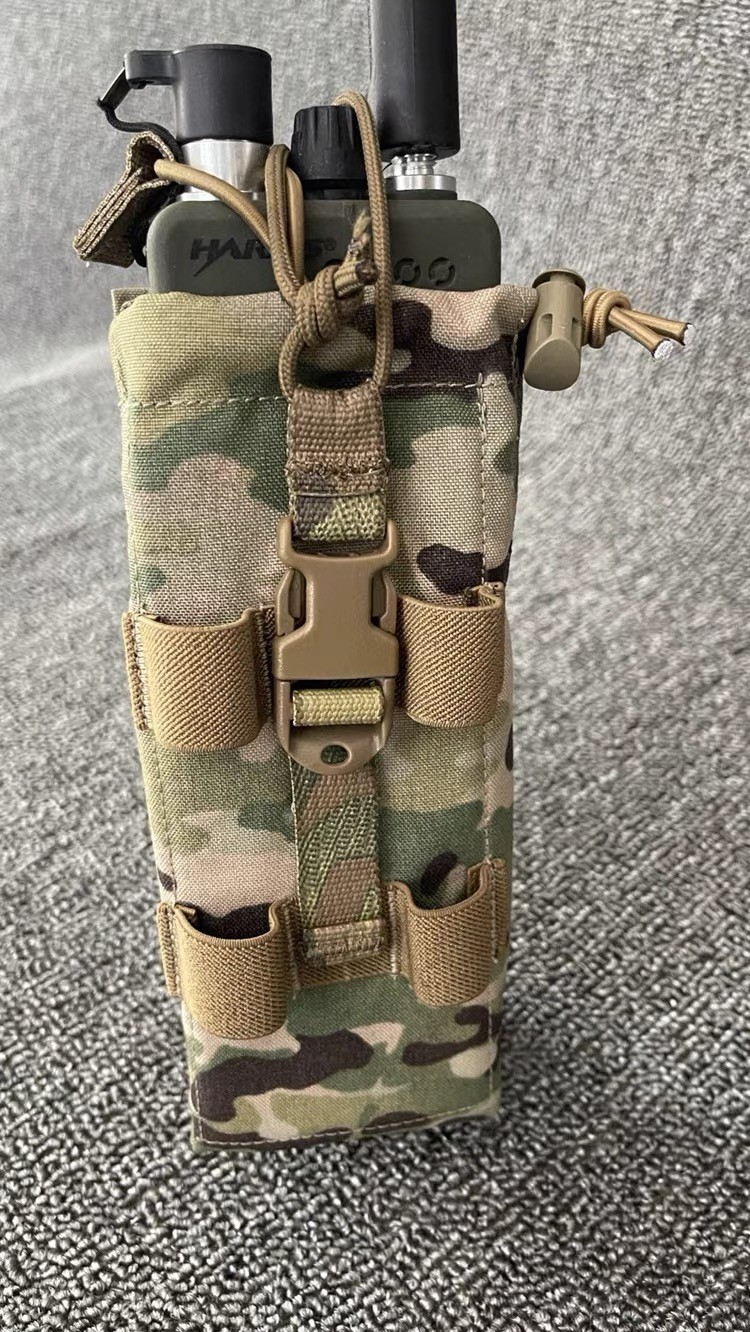 Tactical Universal PRC-152 Radio Pouch Walkie Talkie Bag Molle AVS Side Bag