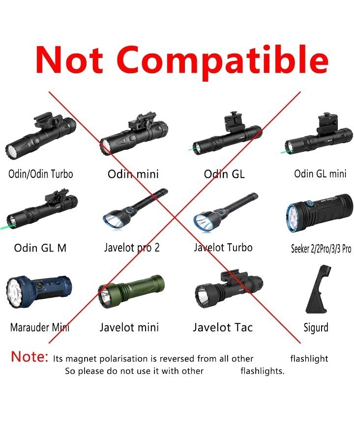 OLIGHT MCC 1A Magnetic USB Flashlight Charging Cable Quick Charge Black/Blue