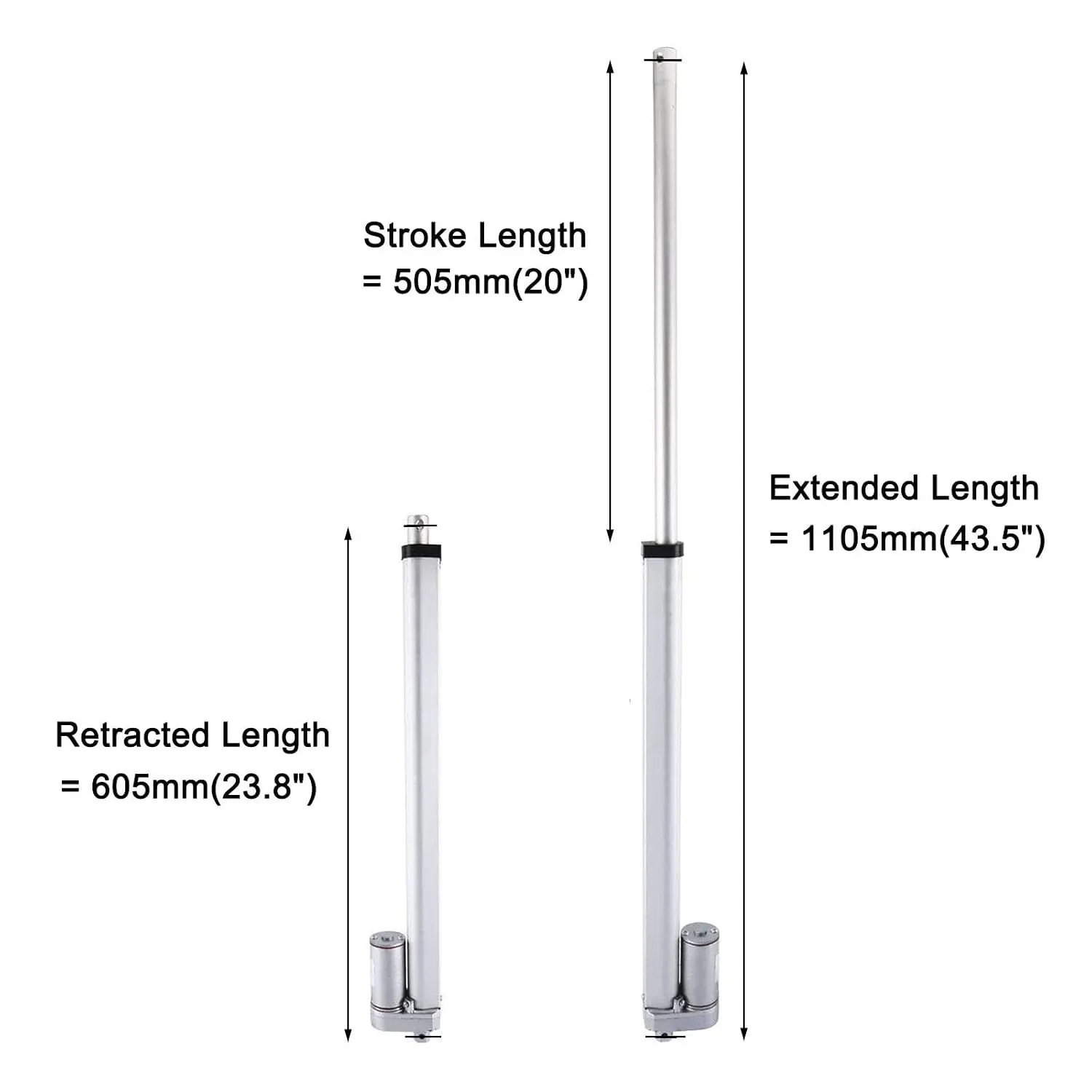 skyehomo 20in Stroke Linear Actuator