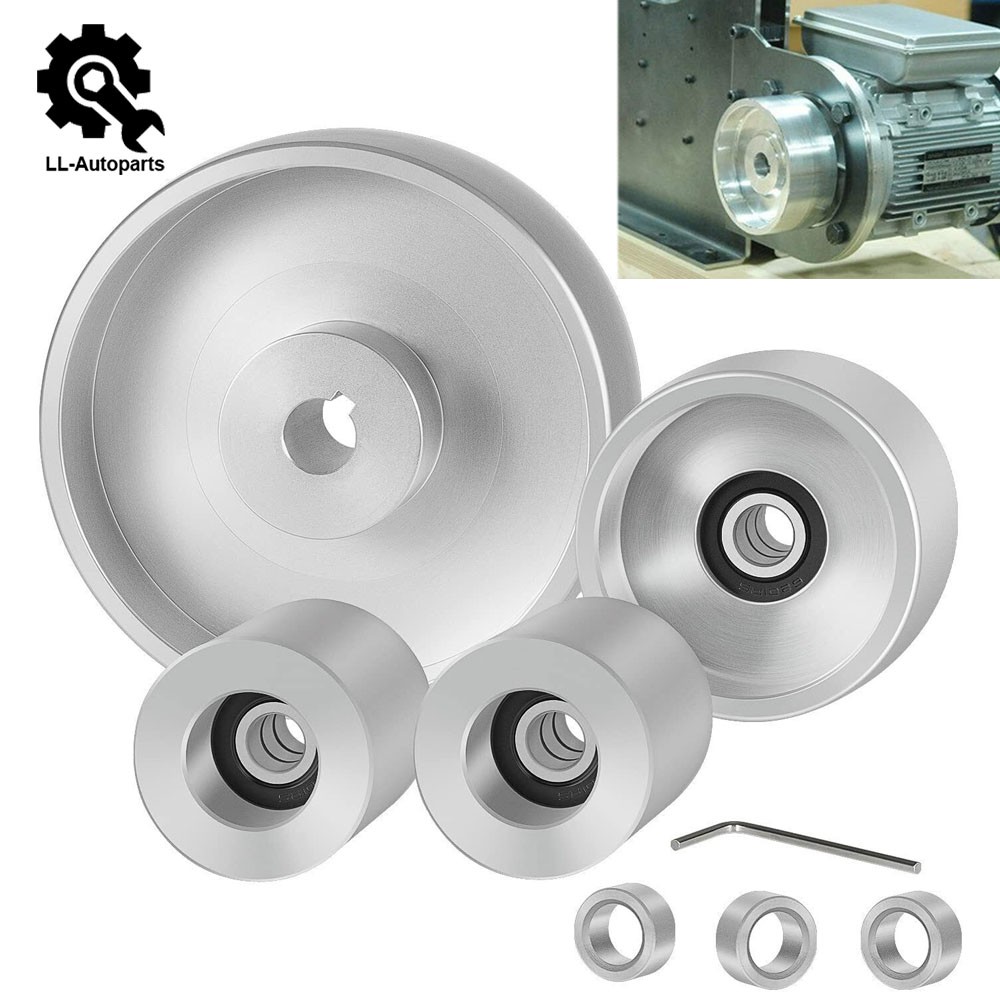 2" x 72" Belt Grinder Kit for Knife Grinder 5" Drive 5/8" Bore 3" Track 2" Idler