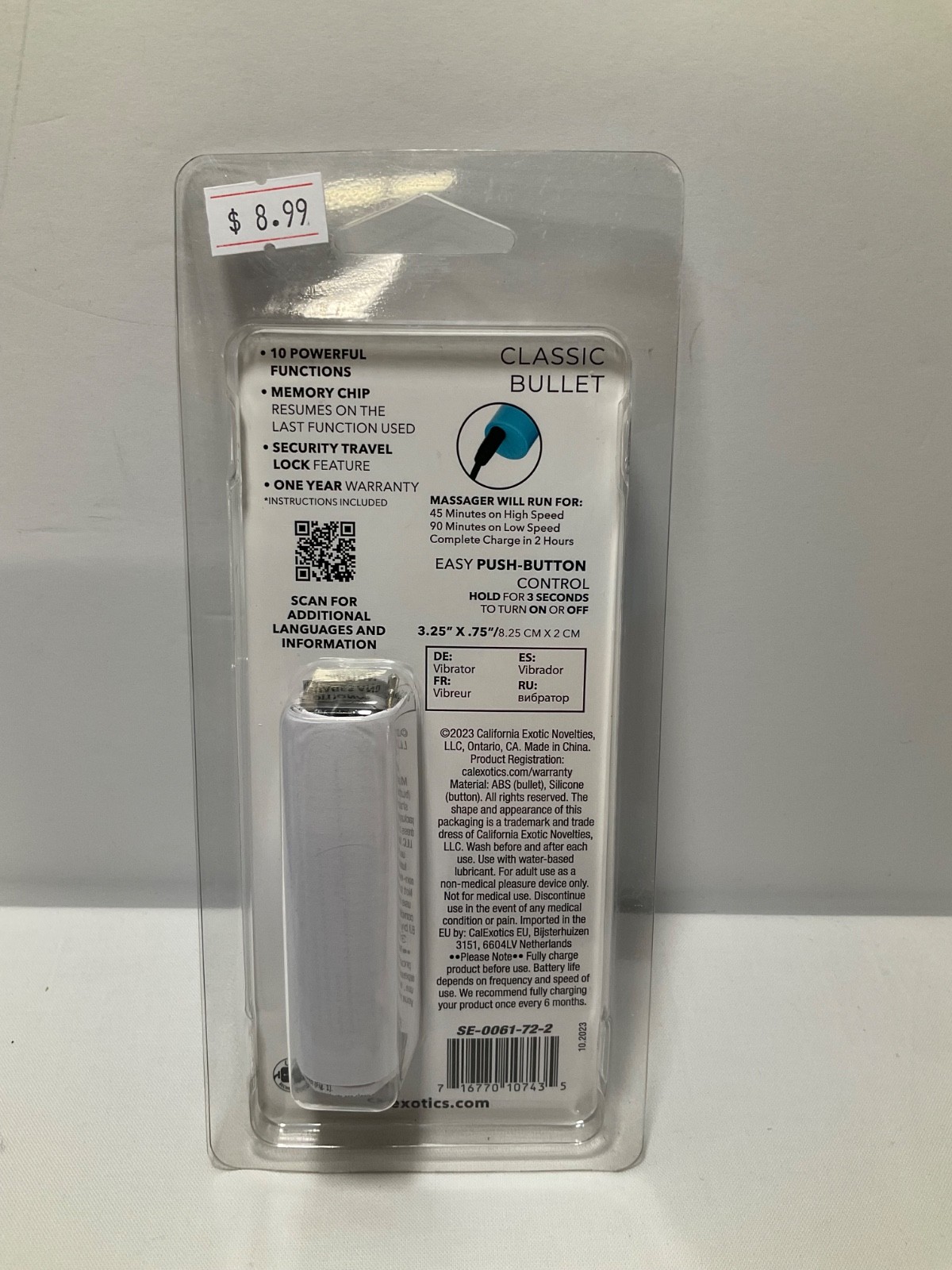 Turbo Buzz Classic Bullet Vibrator