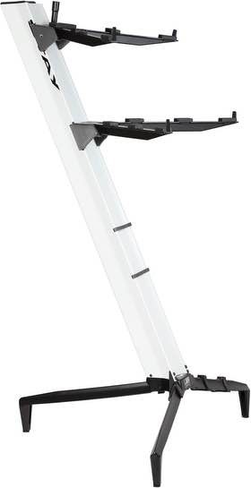 STAY MUSIC STANDS 1300/2 - TOWER MODEL - WHITE STANDS - KEYBOARD STAND