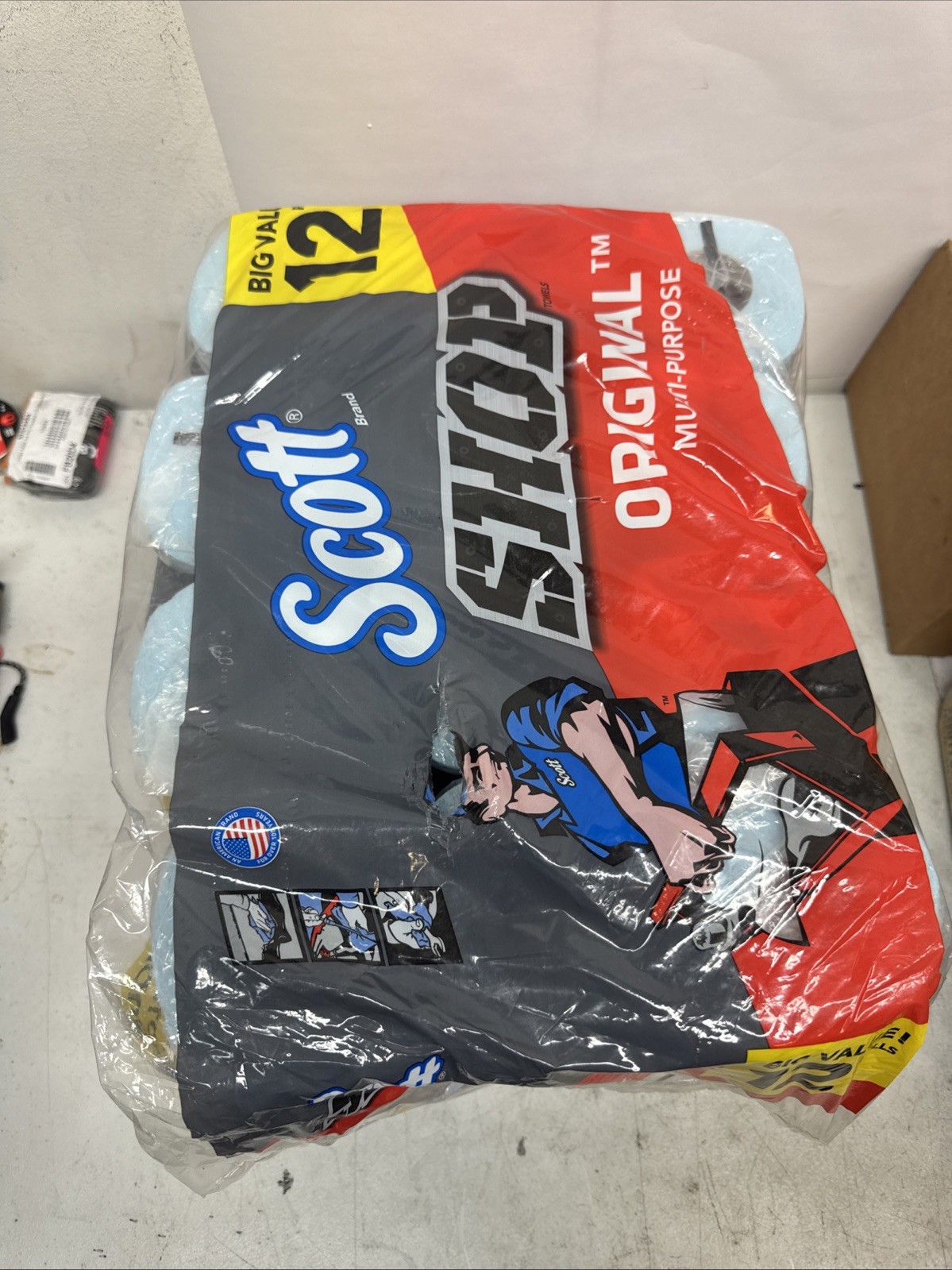 Scott Shop Towels Original 55 sheets/roll, 12 rolls