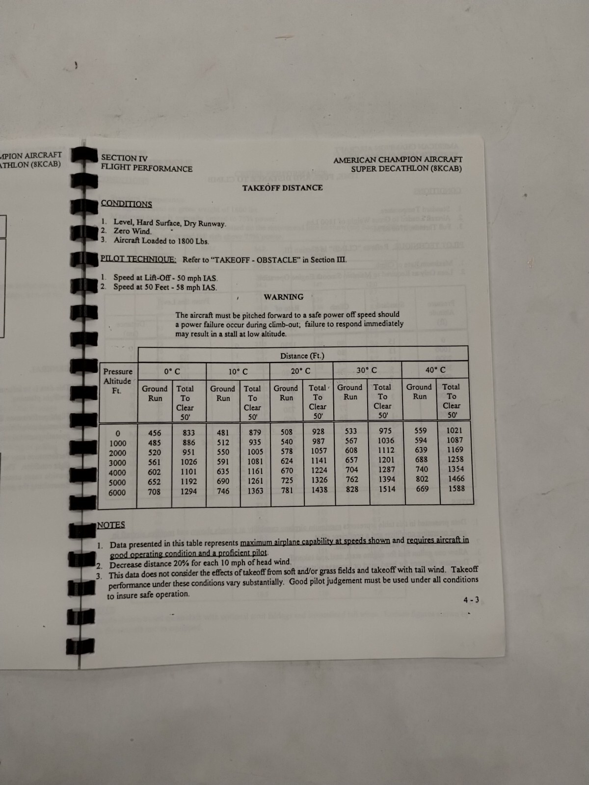 American Champion Super Decathlon 8KCAB Pilots Operating Manual-Copy