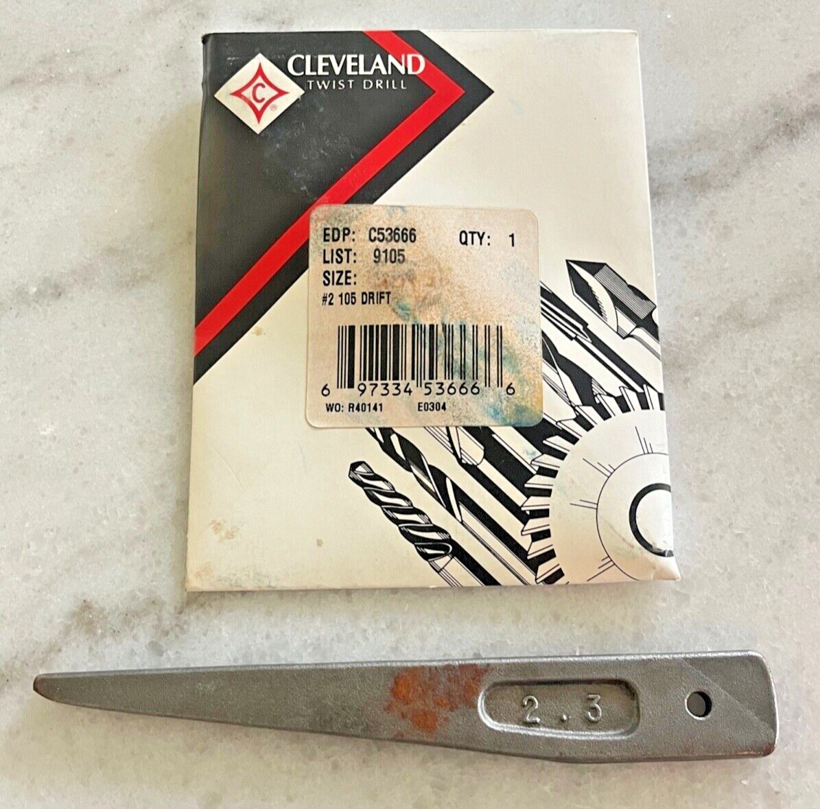 1 new Cleveland List 9105, #2 105 Drift Key, USA Made, EDP# C53666