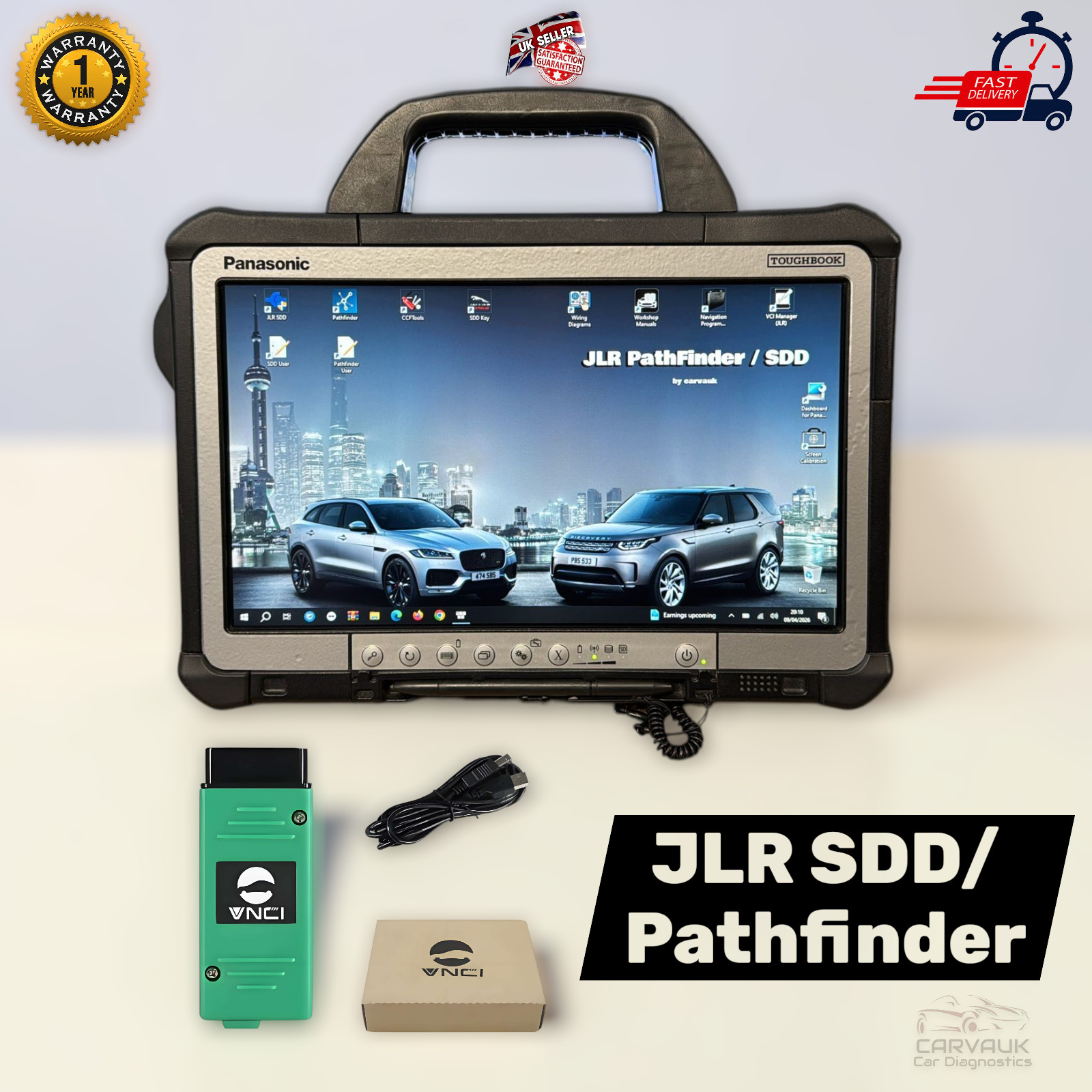 ✔️JLR SDD Pathfinder CF-D1 Mk3 Toughbook VNCI DoIP Diagnostic Tool JLR✔️