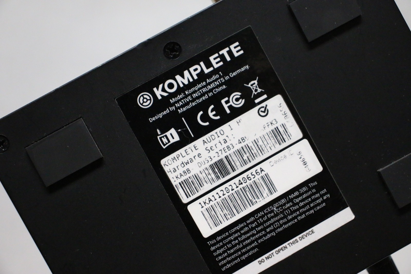 Native Instruments Komplete Audio 1 USB Audio Interface