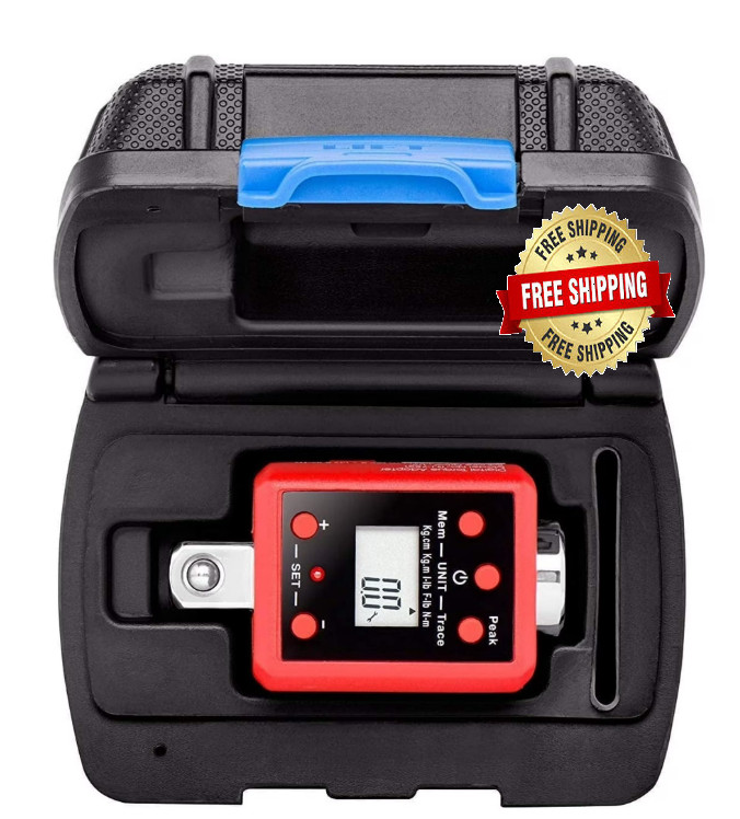 Adaptador convertidor de llave dinamométrica digital con accionamiento de 1/2"