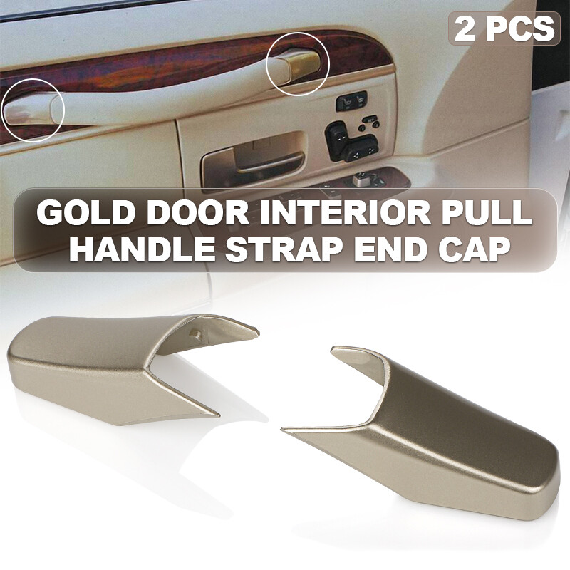 4 Sets Door Interior Pull Handle Strap End Cap Trim For Lincoln Town Car 2003-11