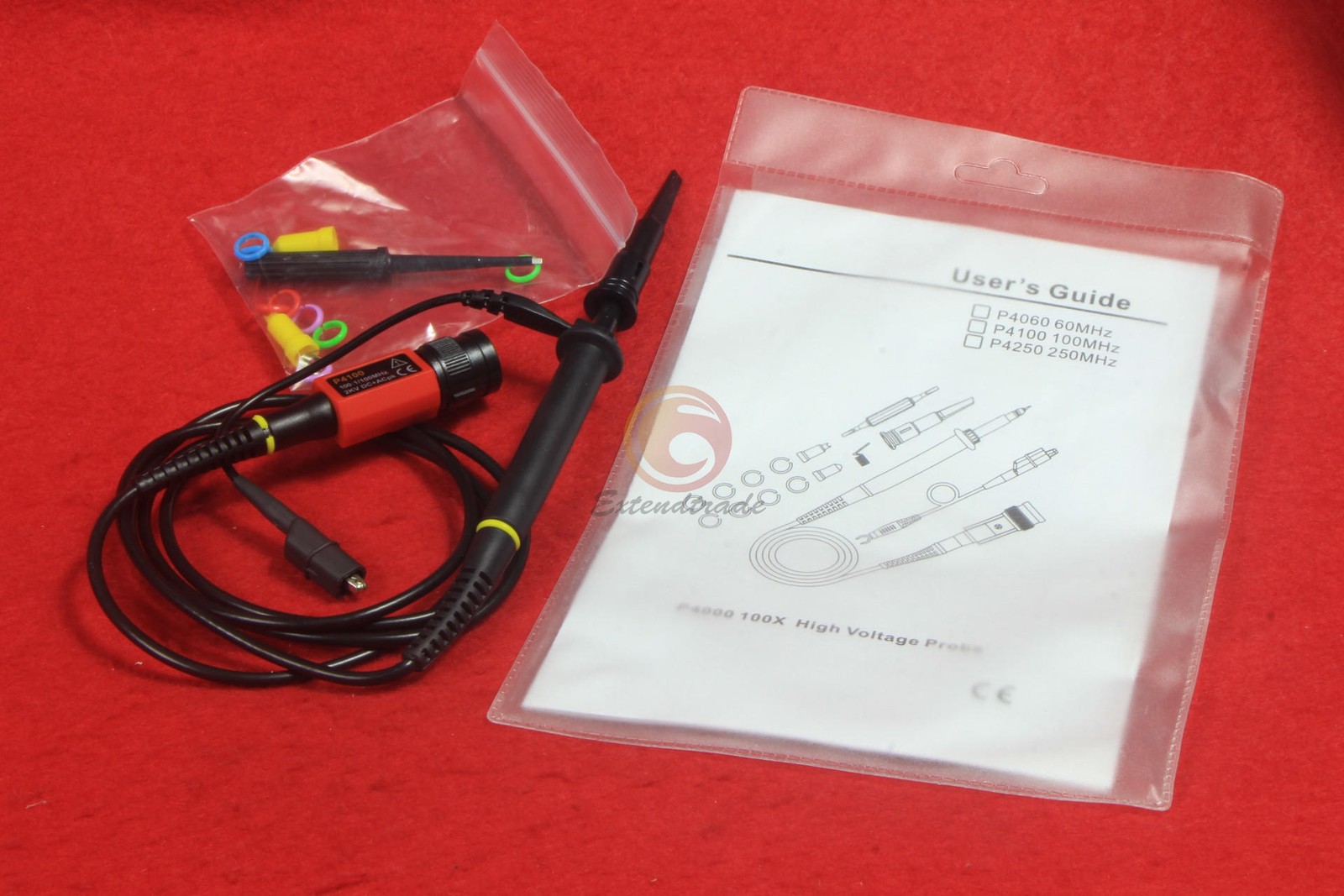 Oscilloscope Scope Passive Clip Probe 100MHz 100X P4100 High Voltage 2KV 2000V