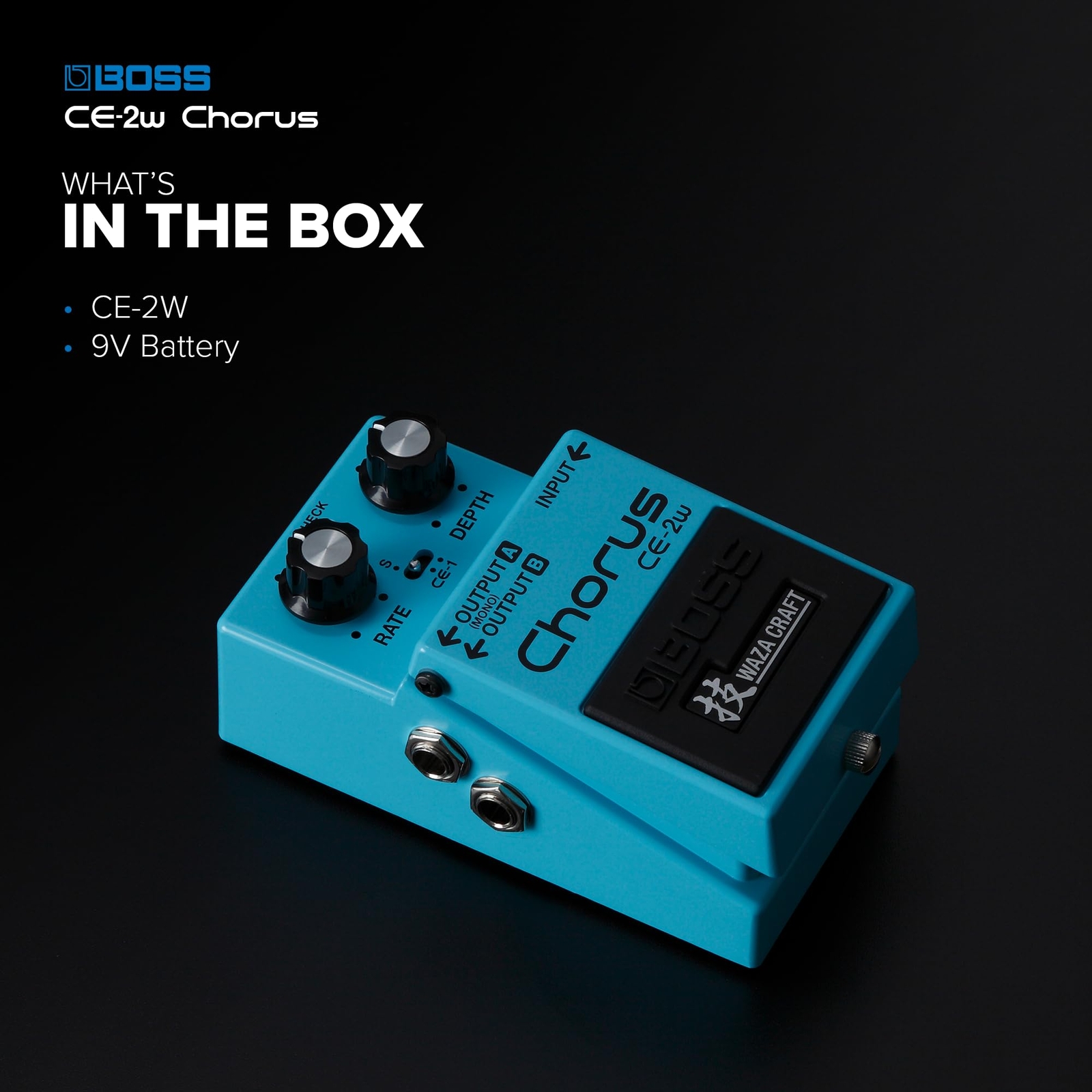 Boss CE2WTechnique WAZA CRAFT CE-2W Chorus Boss Blue