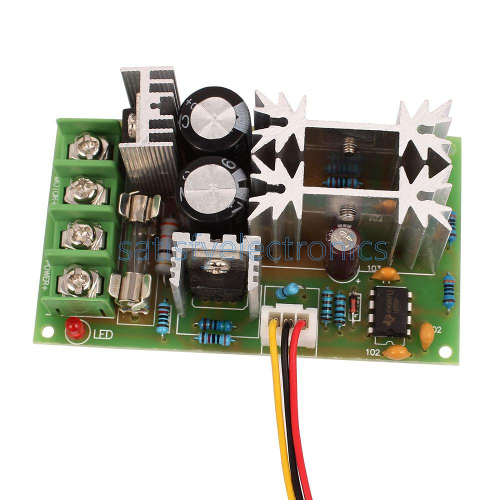 Universal 20A DC 10-60V PWM HHO RC Motor Speed Regulator Controller Switch