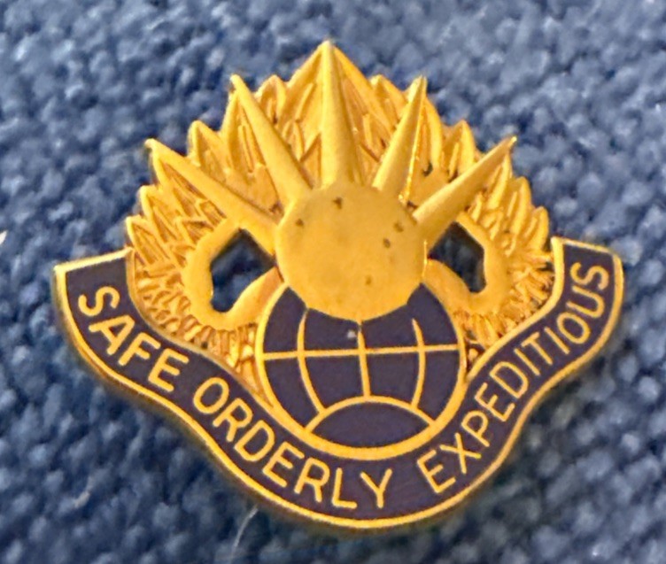 US Army 58th Aviation Battalion Insignia Pin DUI Di Pin D20
