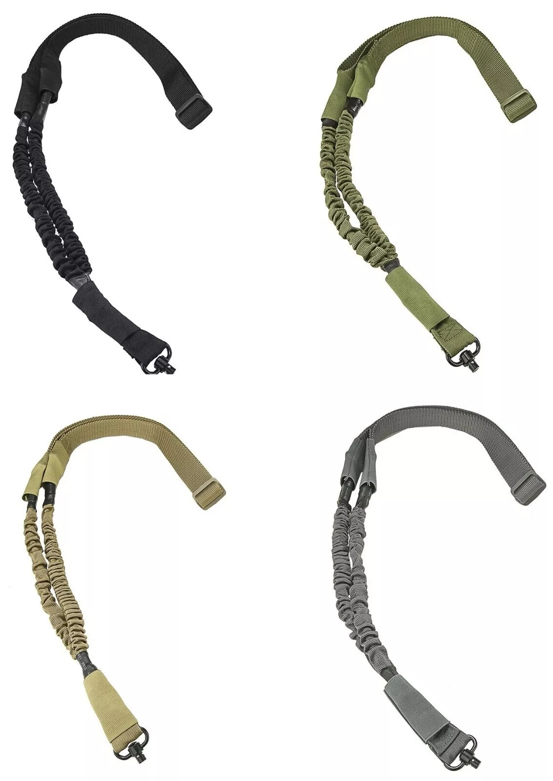 VISM Single Point QD SWIVEL Bungee Sling Rifle/Shotgun Sling Hunt Shoot AQDBS1