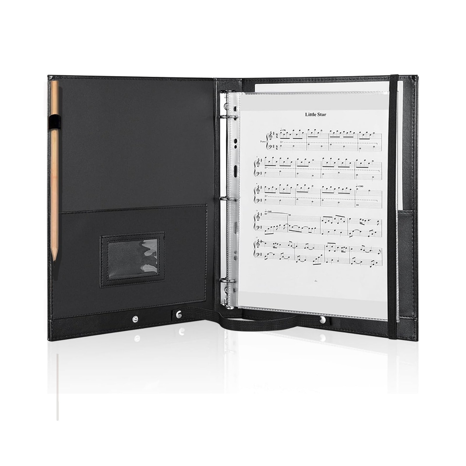 MUDOR Premium Choral Muisc Folder, PU Choir Folder with Hand St... FAST USA SHIP