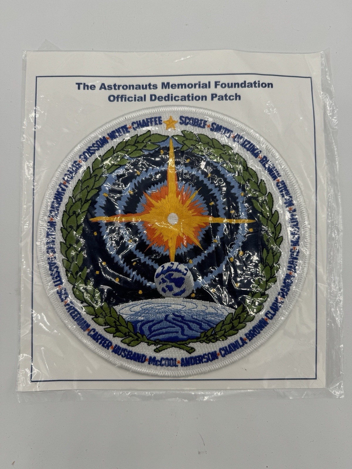 Vintage Astronauts Memorial Foundation Official Dedication Patch NIP NASA STS41
