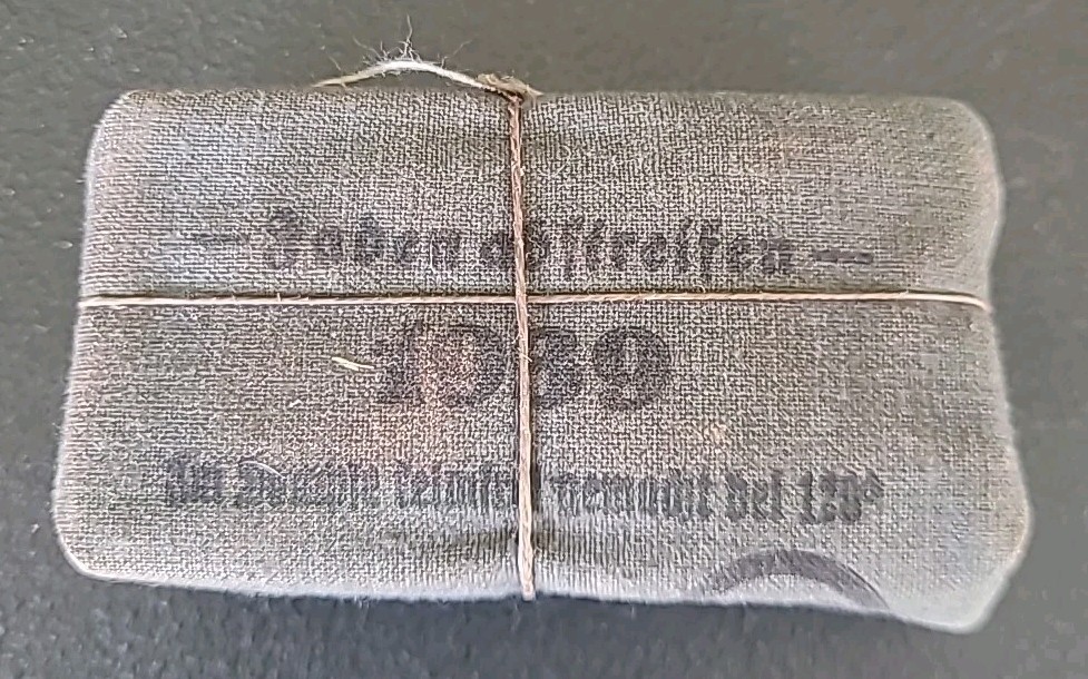 Original WWII German Military Medical Bandage 1939