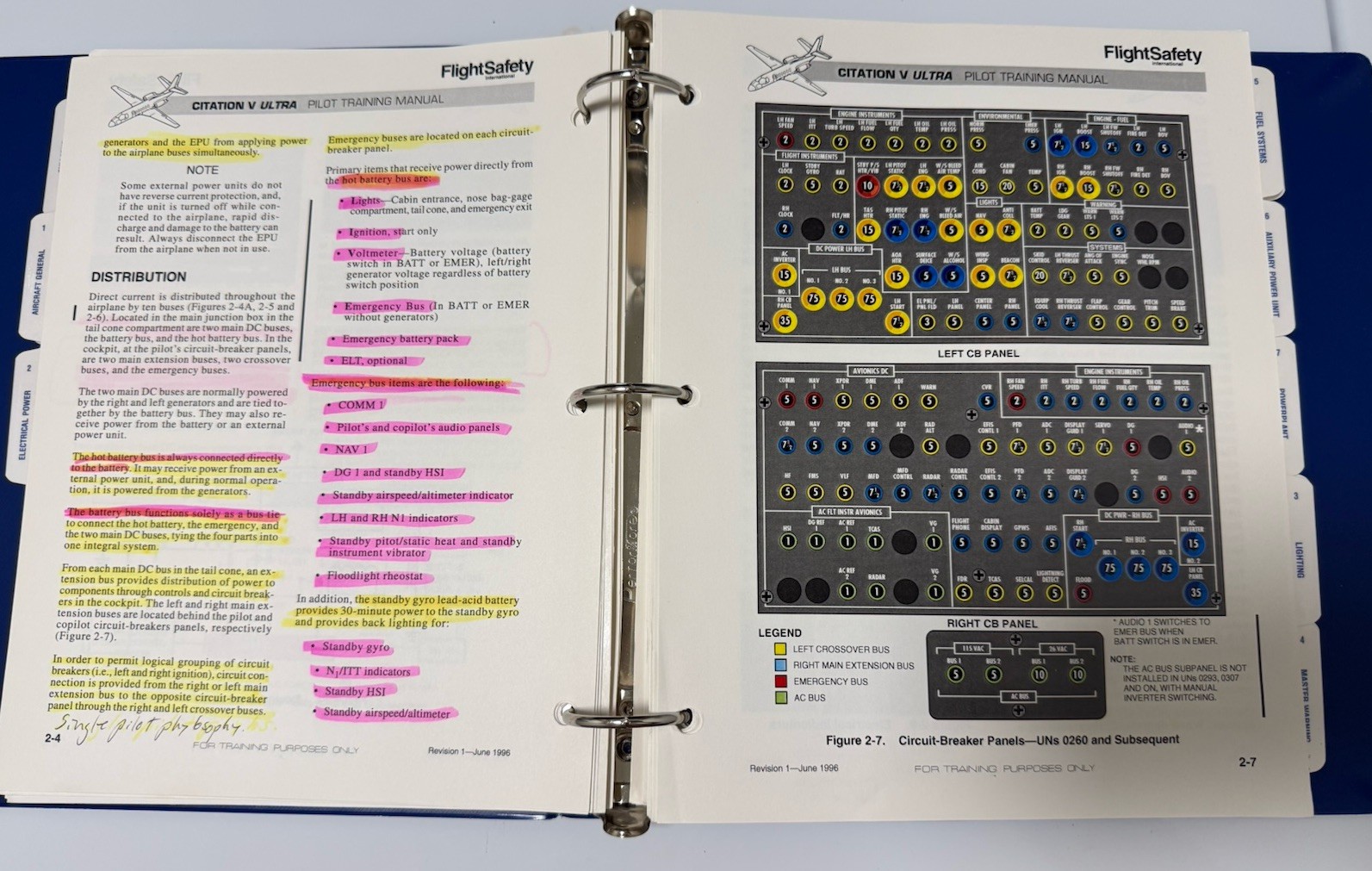 Flight Safety / Citation V - Pilot Training Manual Volume 2 Aircraft Systems