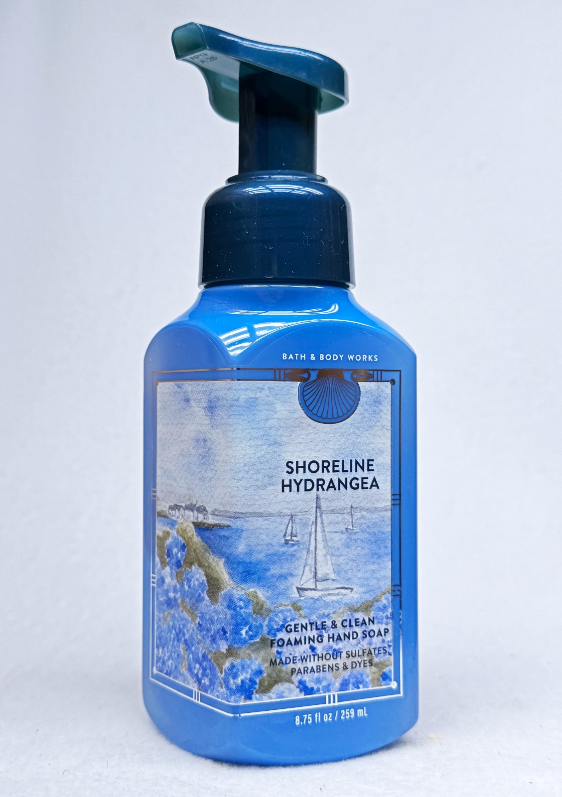1 Bath & Body Works SHORELINE HYDRANGEA Gentle Foaming Hand Soap 8.75 oz