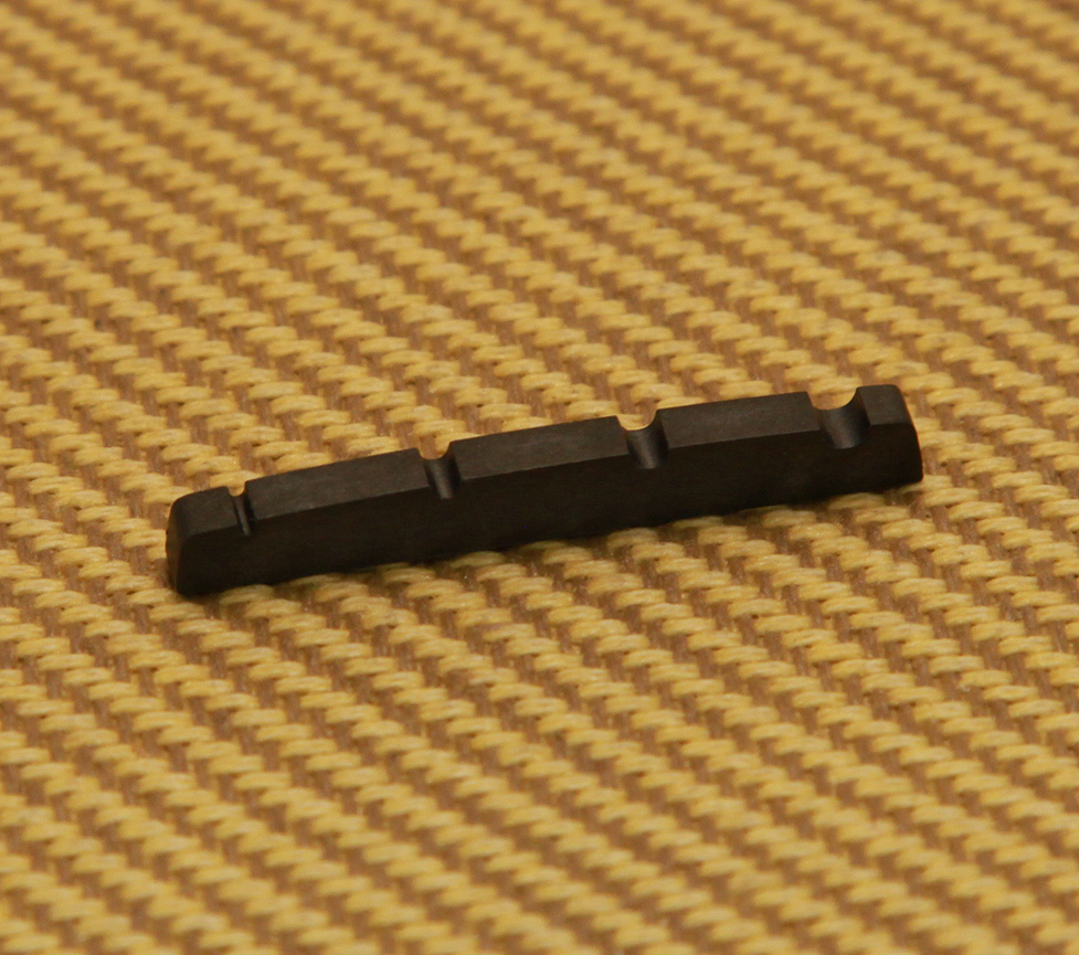 BN-2210-023 Black Economy Slotted Nut For P Precision Bass Guitar