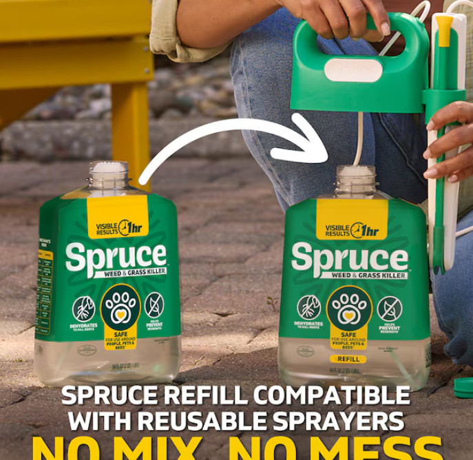 Spruce Snap and Spray Powered Starter Kit 64 -fl oz Trigger spray Weed and Grass