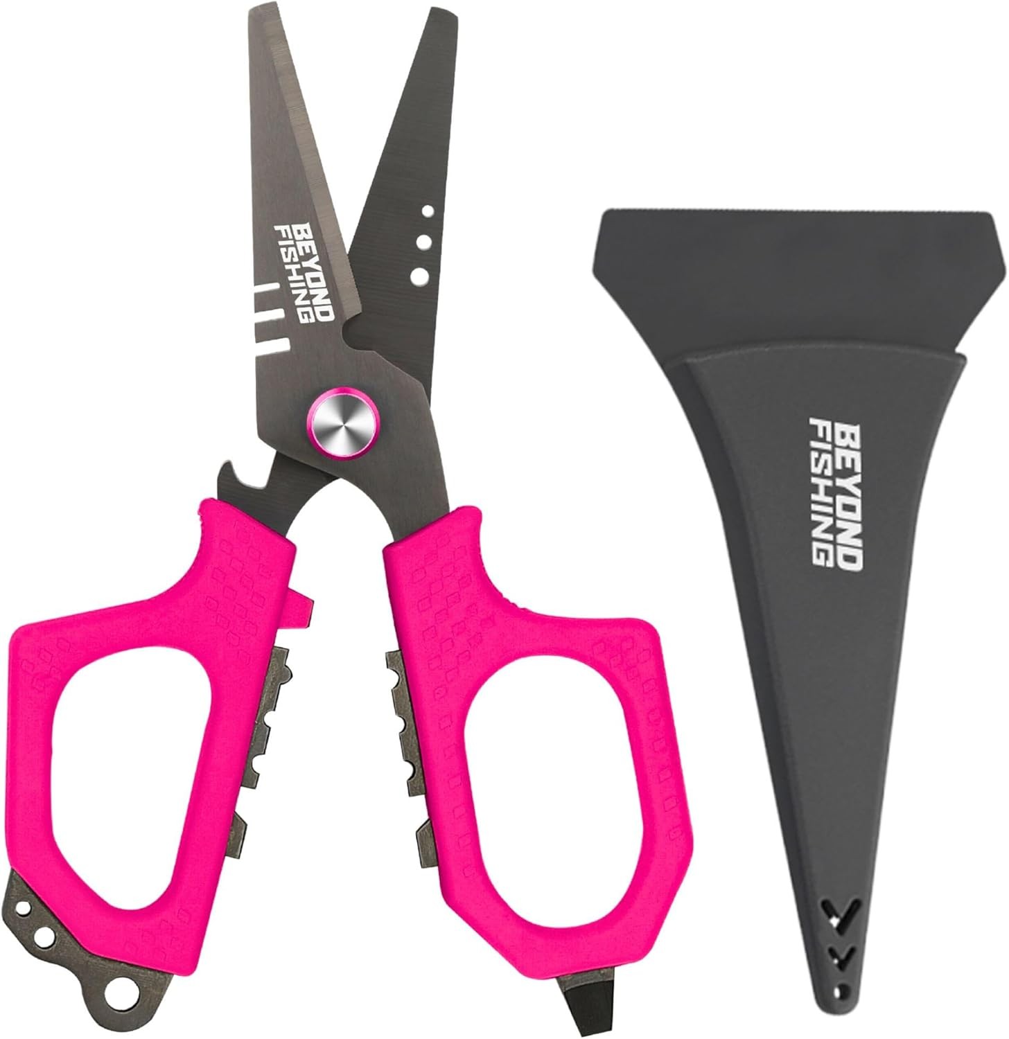 Beyond Fishing Pro Fishing Shears  Serrated Blades, Fishing Braided