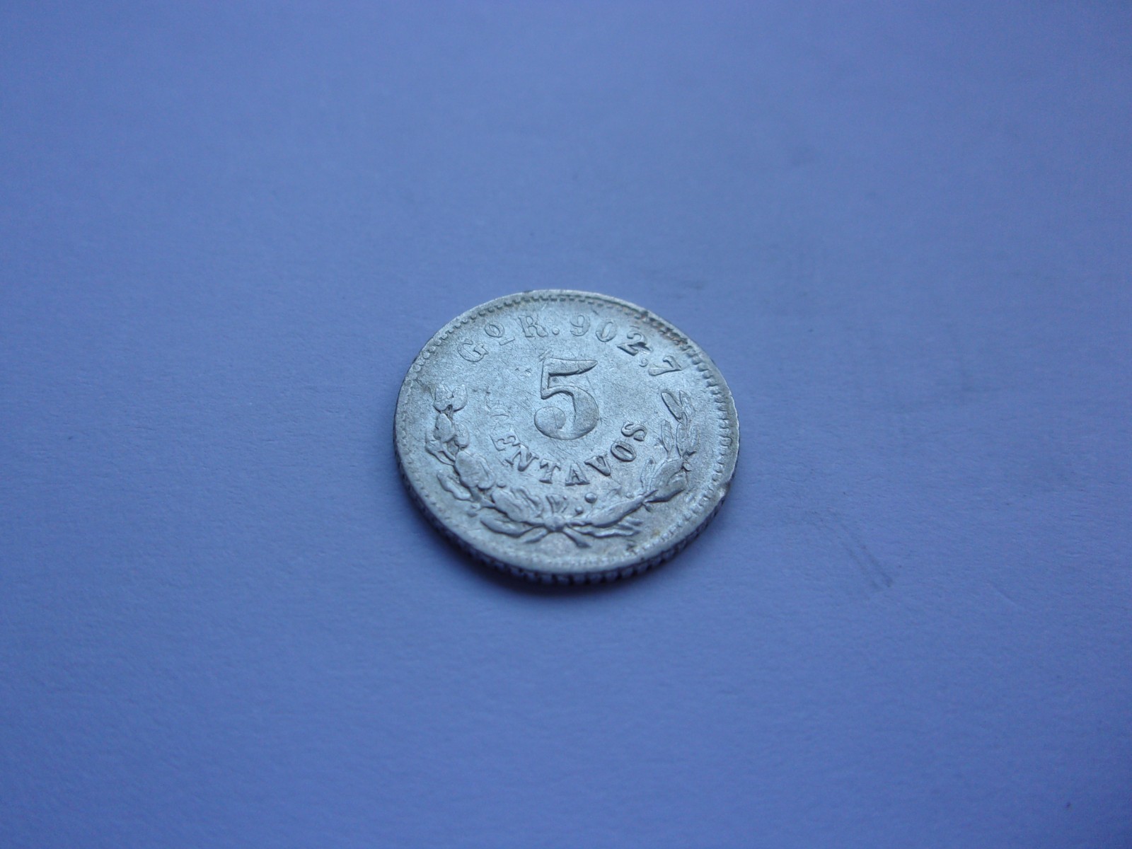 14SCC31 Mexico Guanajuato 1893 silver 5 centavos