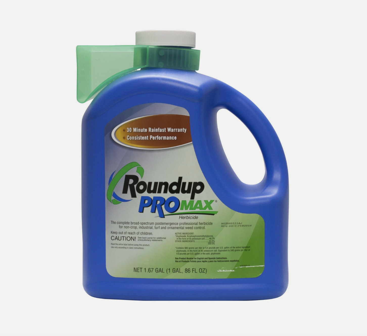 Roundup Pro Max  1.67 Gals Weed & Brush Killer Herbicide Turf Ornamental Weeds !