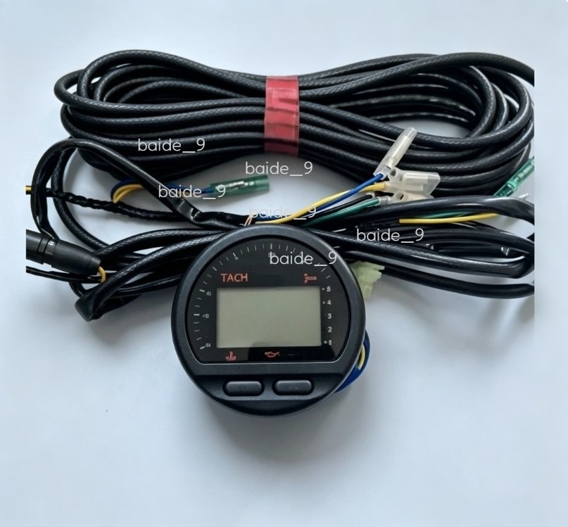 6YR-W0035-E1-00 Digital Tachometer Kit With Wiring Harness For Yamaha Outboard