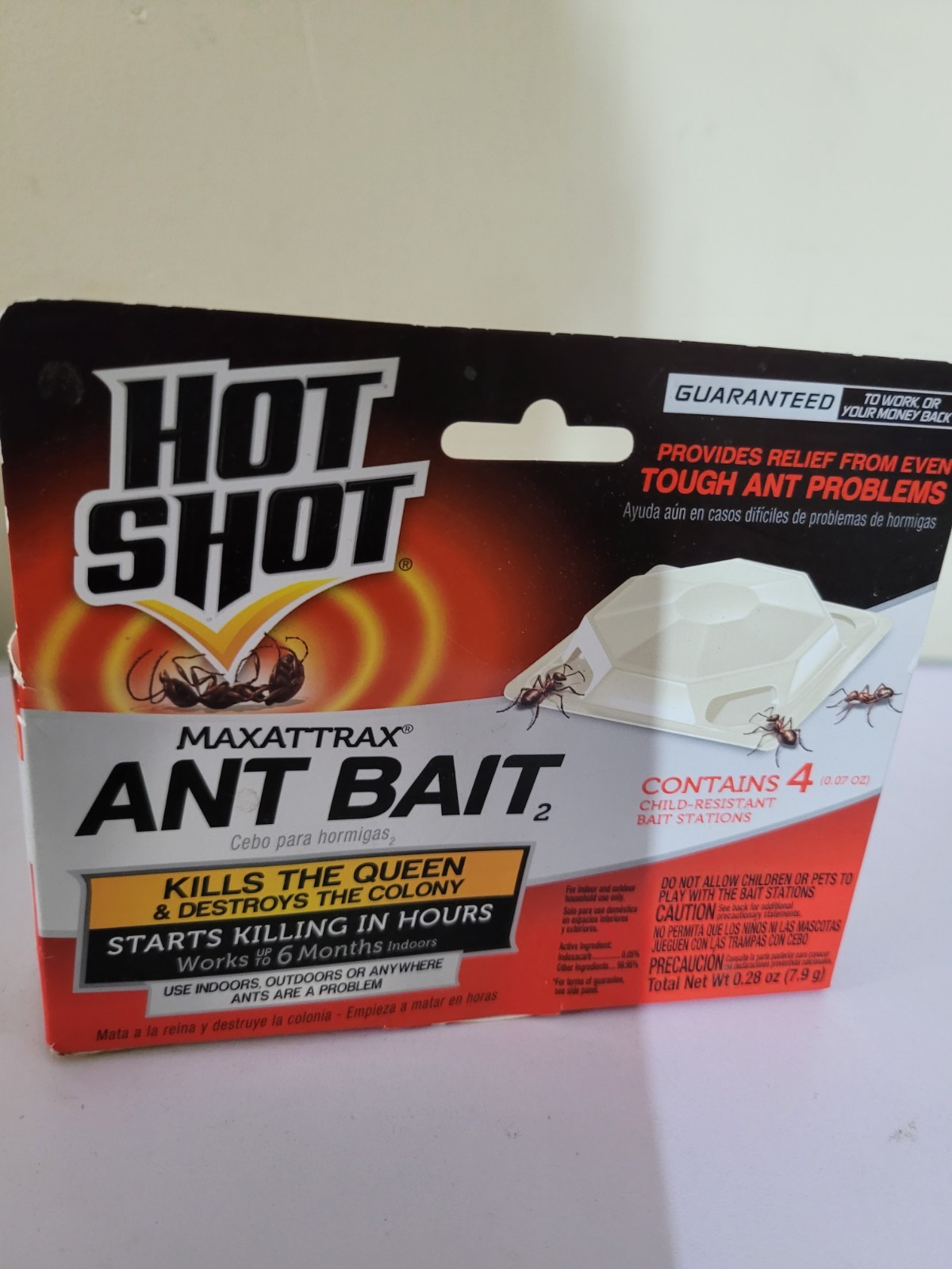 4ct Hot Shot MAXATTRAX Ant Bait trap